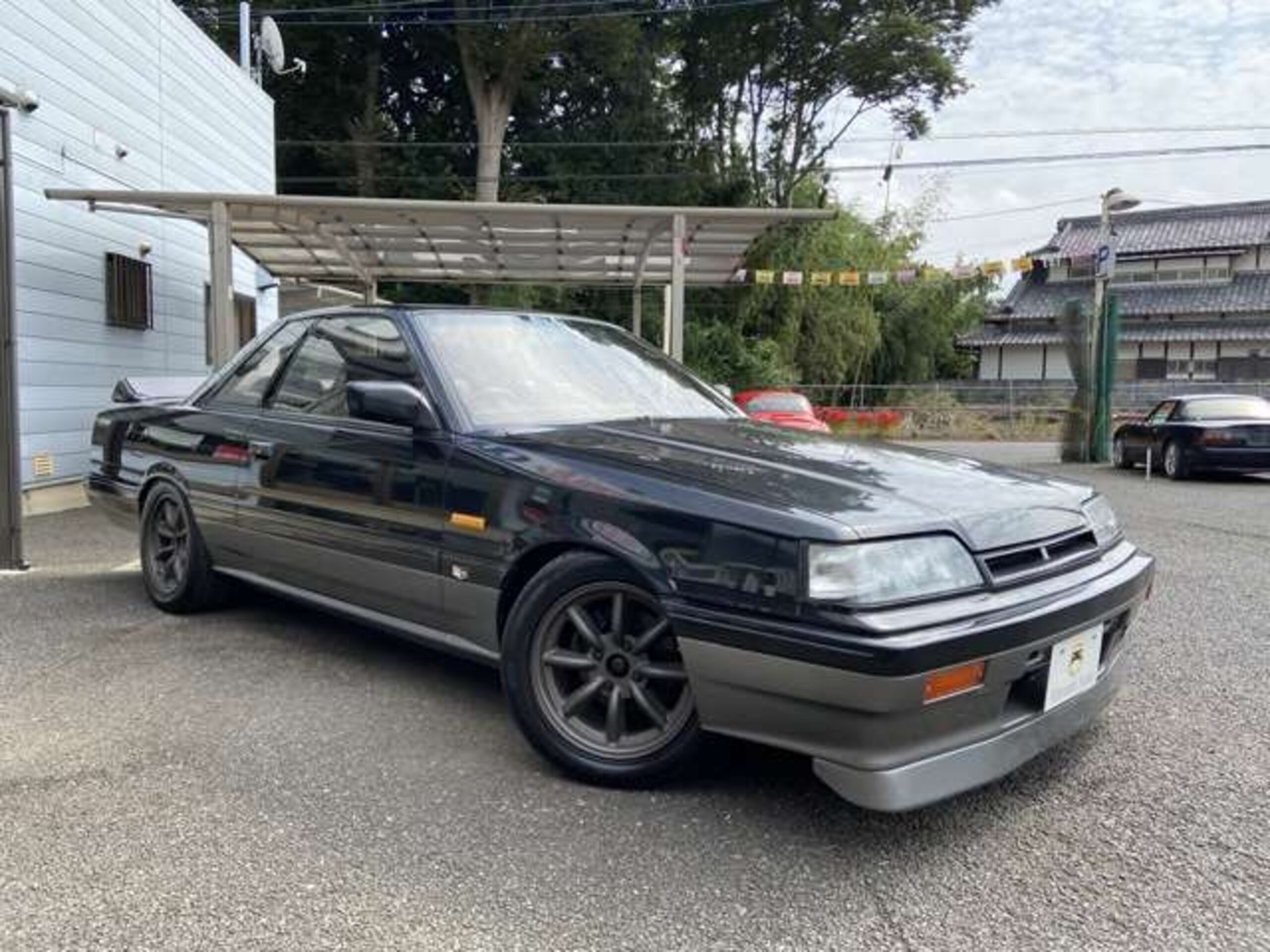 R31 Skyline Gts X 5mt Jic Suspension Watanabe Wheel km 日産 スカイラインクーペ2ドア2 0gts Xツインカム24vターボ Jic車高調 Rsワタナベ16aw Tベルト交換済 ブラックmツートン 車両本体価格 応談 Jdm 中古車紹介 Introducing Of Jdm Used Car