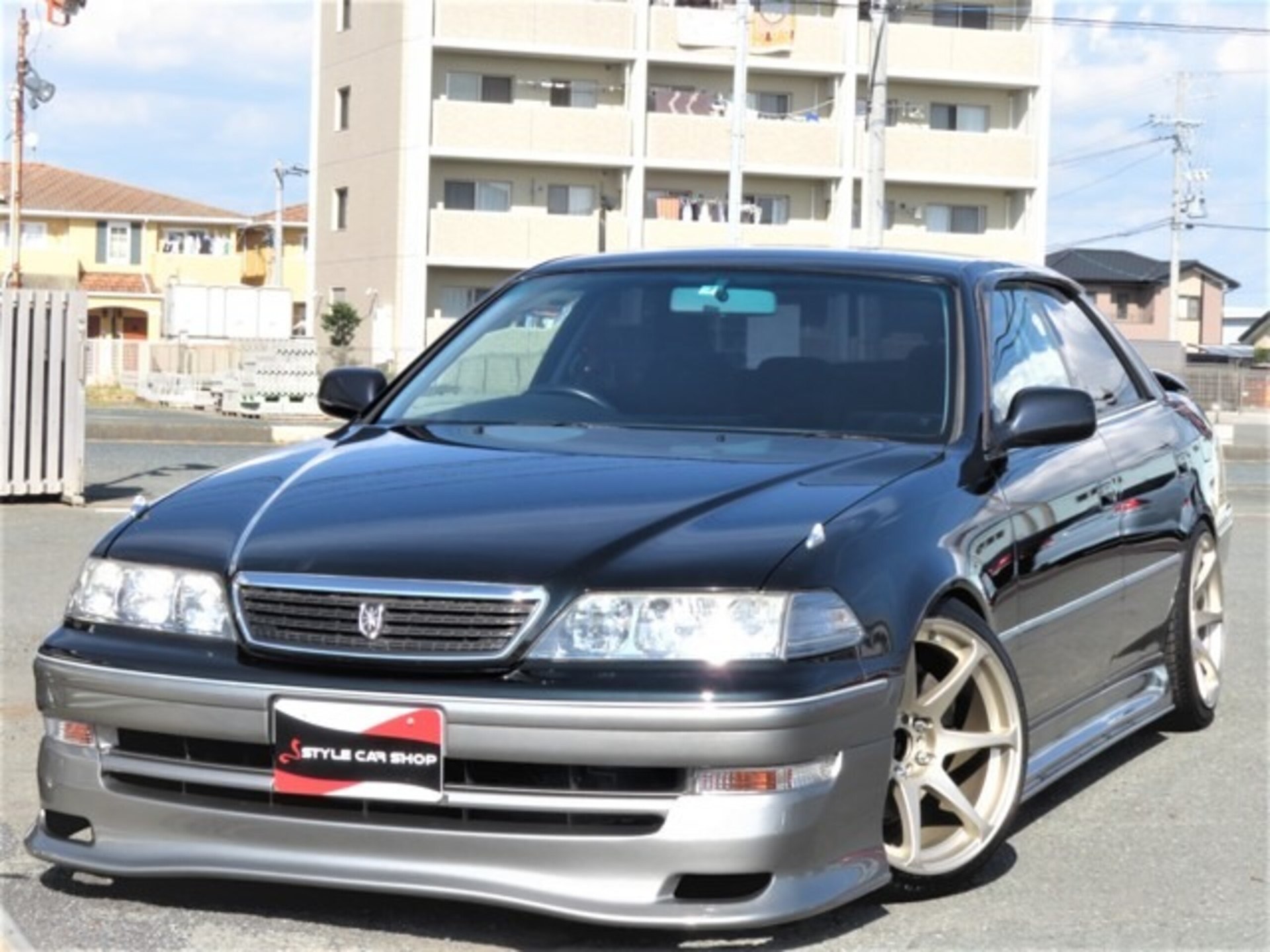 Mark Ii Tourer V 5mt St Garage Aero Cst Wheel km トヨタ マークii2 5 ツアラーv Stガレージエアロ Cst18インチ 5速mt グリーンii 車両本体価格 378 0万円 Jdm 中古車紹介 Introducing Of Jdm Used Car