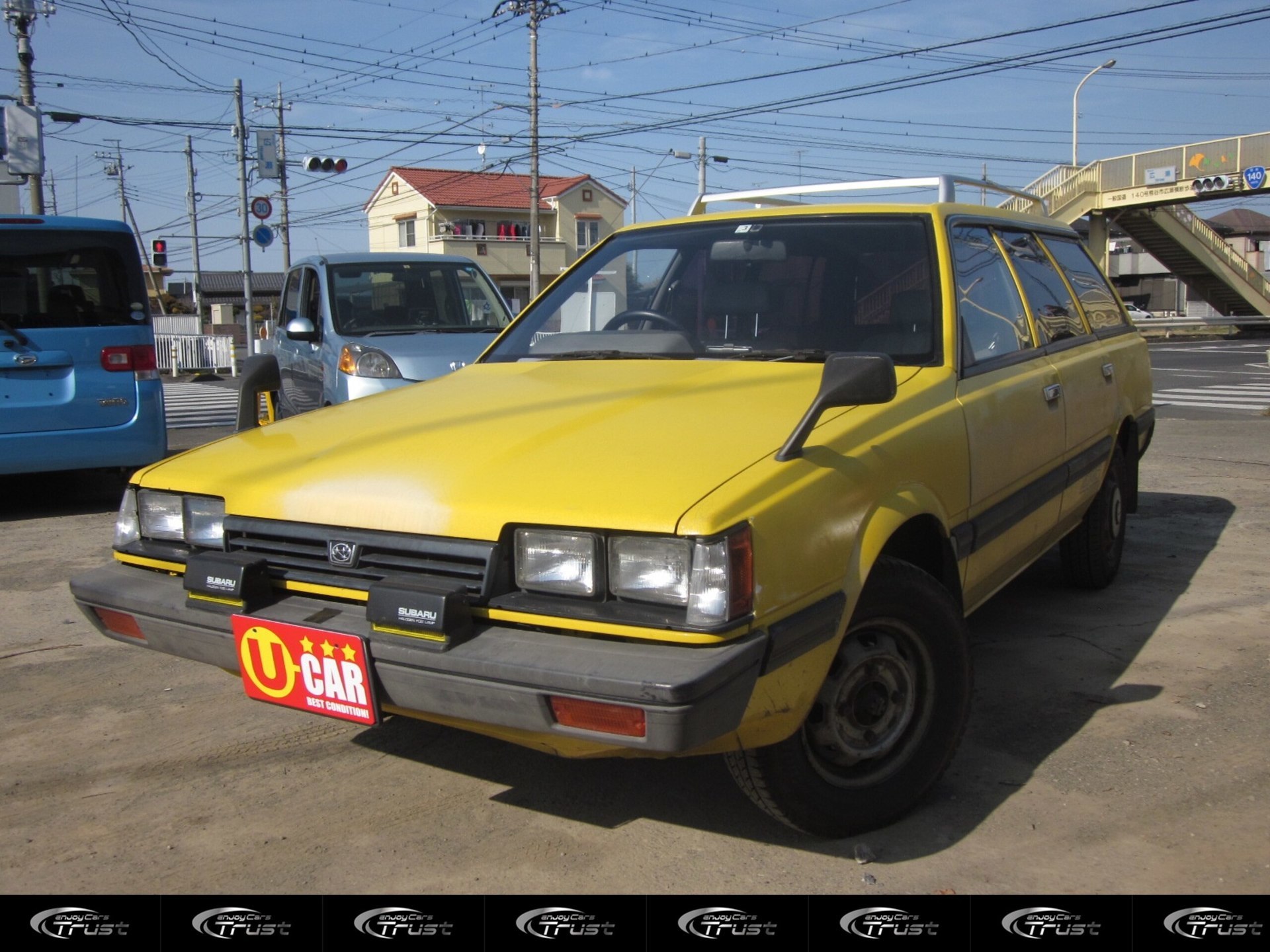 Subaru Leone Van Base 5mt km スバル レオーネバンベース イエロー 車両本体価格 35 0万円 Jdm 中古車紹介 Introducing Of Jdm Used Car