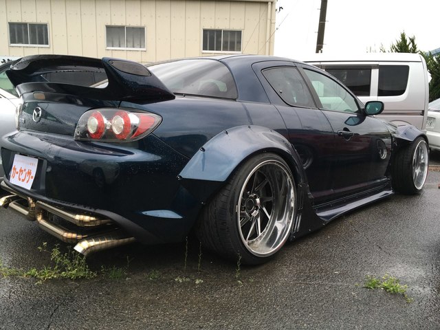 Se3p Rx 8 Type S 6mt Megan Suspension Pandem Widebody km マツダ Rx 8タイプs オリジナルマフラー Megan車高調 ブルーグリーン 車両本体価格 212 0万円 Jdm 中古車紹介 Introducing Of Jdm Used Car