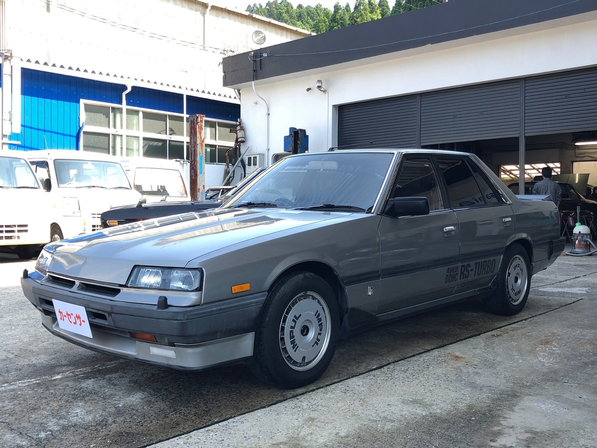 R30 Skyline Rs X Turbo Tekkamen Impul Wheel 5mt km 日産 スカイラインrsーxターボ 鉄仮面 インパルアルミ ガンメタリック 車両本体価格 225 0万円 Jdm 中古車紹介 Introducing Of Jdm Used Car