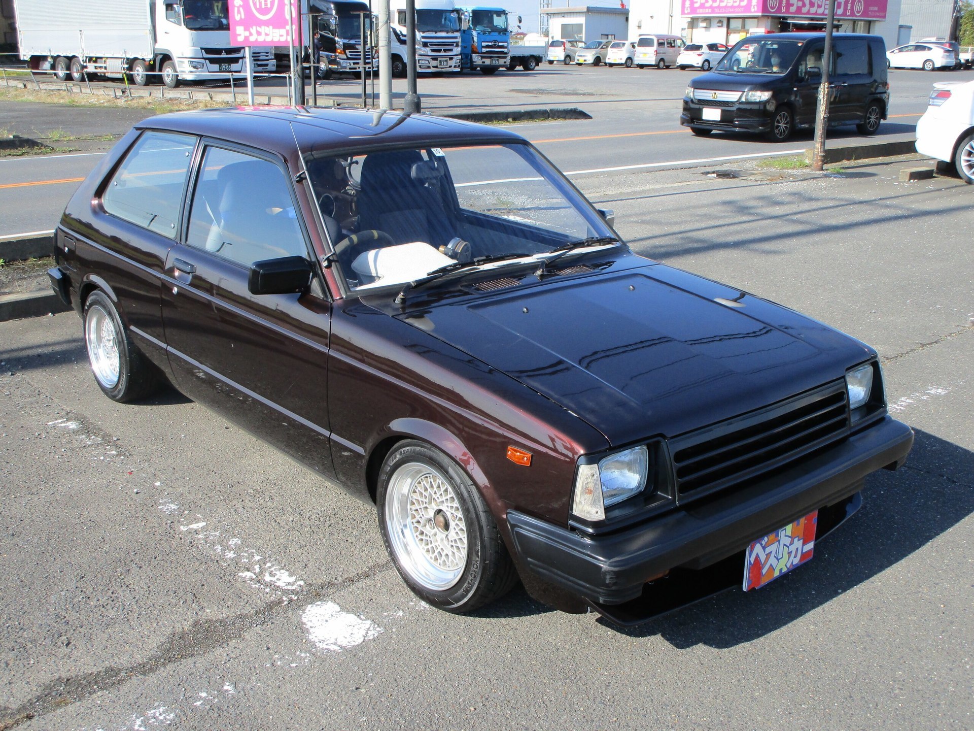 Kp61 Stralet Xl 5mt km トヨタ スターレットxl Kp61 5速 ダークブラウン 車両本体価格 198 0万円 Jdm 中古車紹介 Introducing Of Jdm Used Car