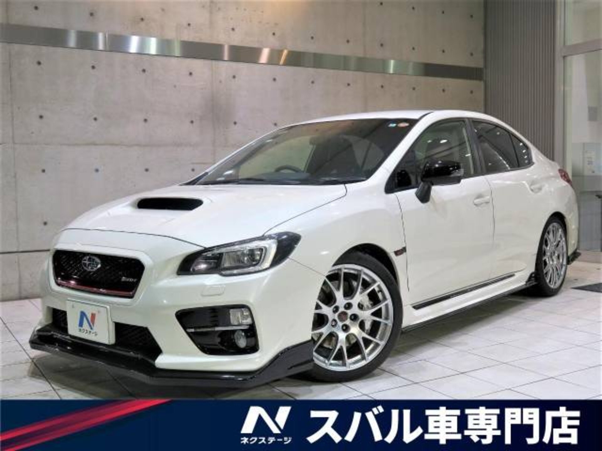 Wrx Sti S7 400cars Limited Model Sti Aero Muffler km スバル Wrxsti 2 0 S7 4wd 400台限定車 Stiエアロ Stiマフラー クリスタルホワイト パール 車両本体価格 5 9万円 Jdm 中古車紹介 Introducing Of Jdm Used Car